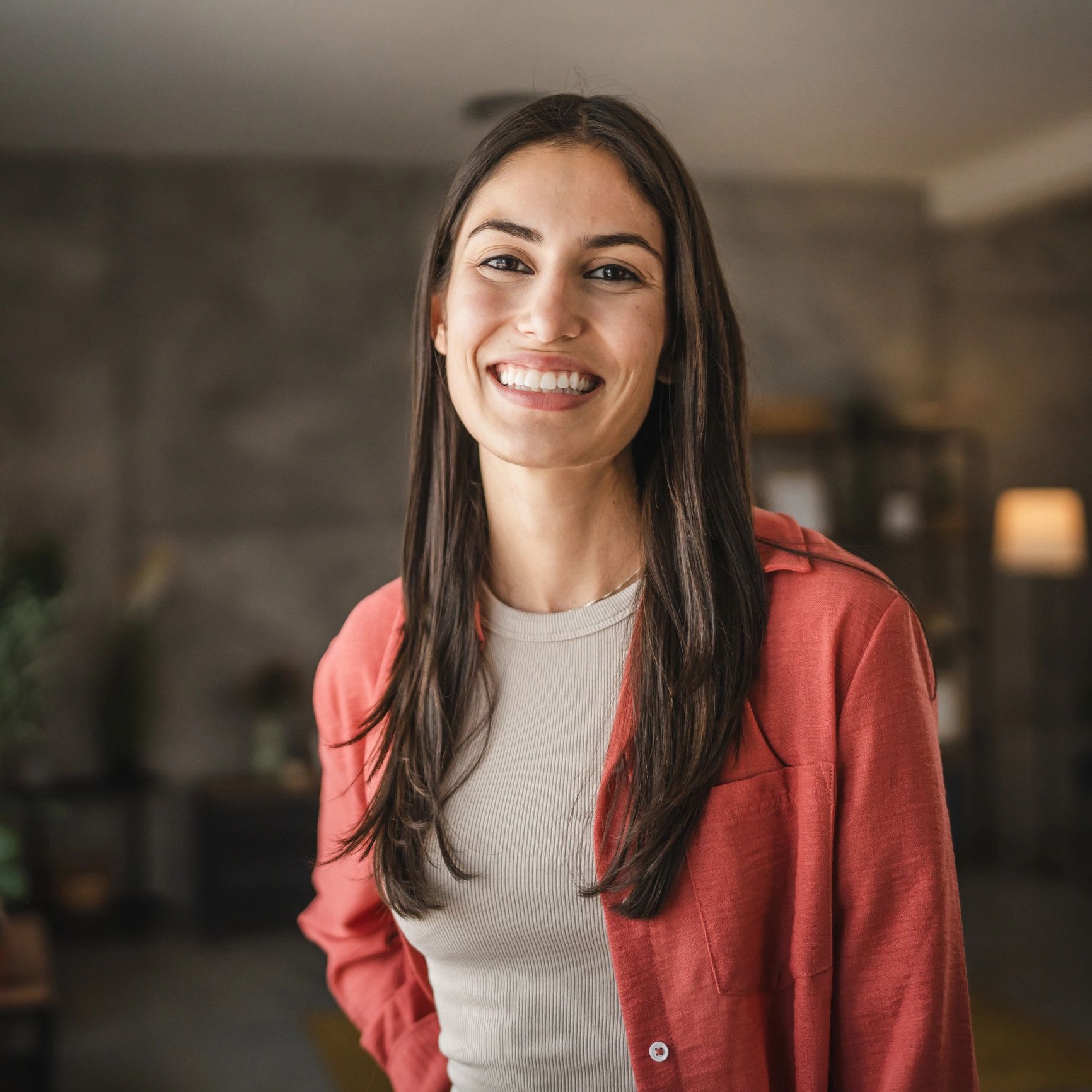 Portrait of a smiling homeowner