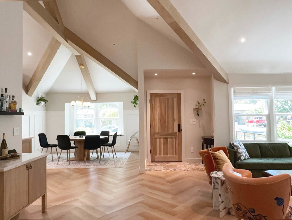 The Illusion of Space: How Vaulted Ceilings Transformed This Modest Home